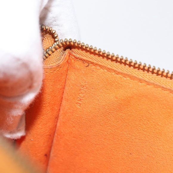 LOUIS VUITTON Epi Pochette Accessoires Pouch Orange Mandarin M5294H Auth 172673