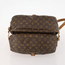 LOUIS VUITTON Monogram Saumur 35 Shoulder Bag M42254 LV Auth 172676-5