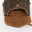 LOUIS VUITTON Monogram Saumur 35 Shoulder Bag M42254 LV Auth 172676-24