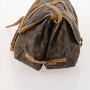LOUIS VUITTON Monogram Saumur 35 Shoulder Bag M42254 LV Auth 172676-3