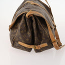LOUIS VUITTON Monogram Saumur 35 Shoulder Bag M42254 LV Auth 172676-4