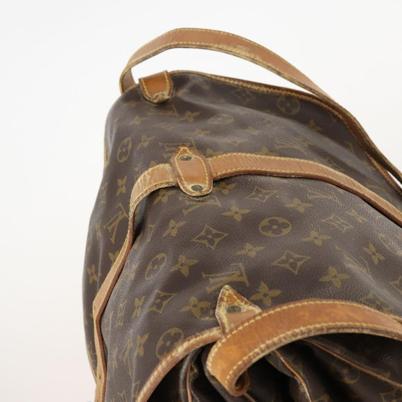 LOUIS VUITTON Monogram Saumur 35 Shoulder Bag M42254 LV Auth 172676