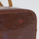 LOUIS VUITTON Monogram Vernis Houston Hand Bag Purple Viole M91093 Auth 172677-6