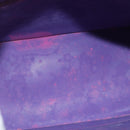 LOUIS VUITTON Monogram Vernis Houston Hand Bag Purple Viole M91093 Auth 172677-11