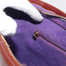 LOUIS VUITTON Monogram Vernis Houston Hand Bag Purple Viole M91093 Auth 172677-21