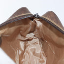 GUCCI GG Supreme Web Sherry Line Bag PVC Beige Gold 001 3654 5 Auth 172680-19