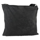 PRADA Shoulder Bag Nylon Black Silver Auth 172683-2