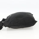 PRADA Shoulder Bag Nylon Black Silver Auth 172683-3
