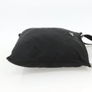PRADA Shoulder Bag Nylon Black Silver Auth 172683-4