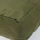 PRADA Tote Bag Nylon Green Silver Auth 172684-16