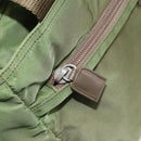 PRADA Tote Bag Nylon Green Silver Auth 172684-24