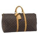 LOUIS VUITTON Monogram Keepall Bandouliere 55 Boston Bag M41414 LV Auth 172687-1
