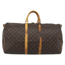 LOUIS VUITTON Monogram Keepall Bandouliere 55 Boston Bag M41414 LV Auth 172687-2