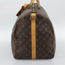 LOUIS VUITTON Monogram Keepall Bandouliere 55 Boston Bag M41414 LV Auth 172687-4