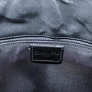 Christian Dior Tote Bag Nylon Black Silver Auth 172694-17