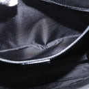 Christian Dior Tote Bag Nylon Black Silver Auth 172694-21