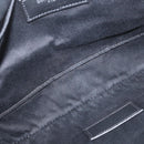 SAINT LAURENT Clutch Bag Canvas Gray Silver Auth 172695-11