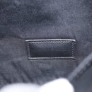 SAINT LAURENT Clutch Bag Canvas Gray Silver Auth 172695-12
