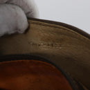 GUCCI Shoulder Bag Leather Brown Gold Auth 172696-12