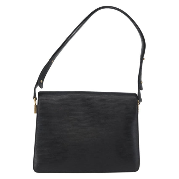 LOUIS VUITTON Epi Free Run Shoulder Bag Black M52402 LV Auth 172698