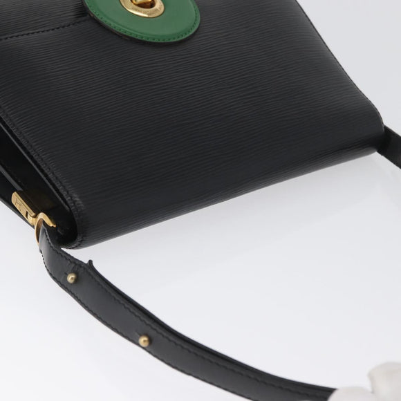 LOUIS VUITTON Epi Free Run Shoulder Bag Black M52402 LV Auth 172698