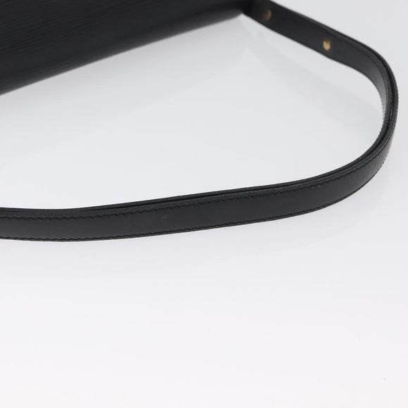 LOUIS VUITTON Epi Free Run Shoulder Bag Black M52402 LV Auth 172698