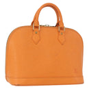 LOUIS VUITTON Epi Alma Hand Bag Orange Mandarin M5214H LV Auth 172701-1