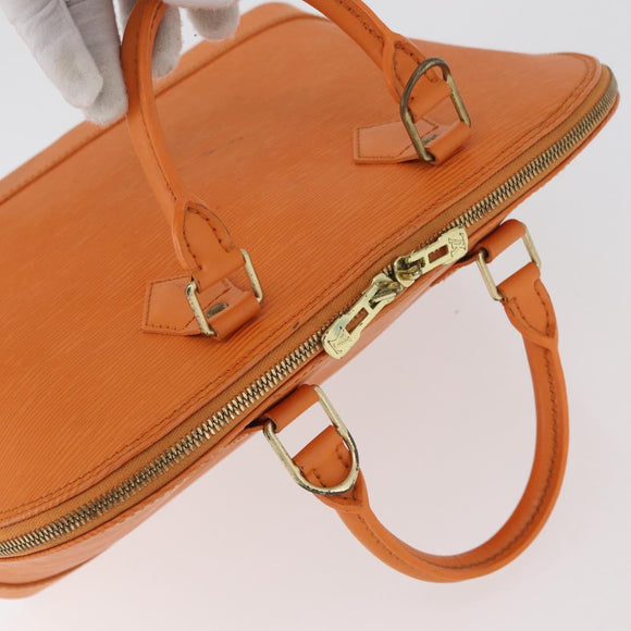 LOUIS VUITTON Epi Alma Hand Bag Orange Mandarin M5214H LV Auth 172701