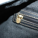 FENDI Zucca Canvas Boston Bag PVC 2way Black Brown Auth 172708-23