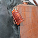 PRADA Rugzak Nylon Zwart Zilver Auth 172717-25