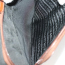 PRADA Rugzak Nylon Zwart Zilver Auth 172717-26