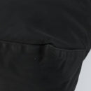 PRADA Tote Bag Nylon Black Silver Auth 172727-9