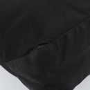 PRADA Tote Bag Nylon Black Silver Auth 172727-14