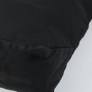 PRADA Tote Bag Nylon Black Silver Auth 172727-15