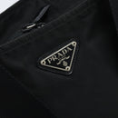 PRADA Tote Bag Nylon Black Silver Auth 172727-17