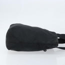 PRADA Tote Bag Nylon Black Silver Auth 172727-3