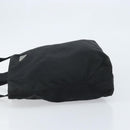 PRADA Tote Bag Nylon Black Silver Auth 172727-4
