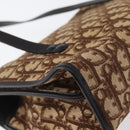 Christian Dior Trotter Canvas Hand Bag Beige Gold Auth 172728-12