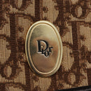 Christian Dior Trotter Canvas Hand Bag Beige Gold Auth 172728-14