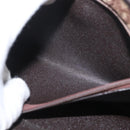 Christian Dior Trotter Canvas Hand Bag Beige Gold Auth 172728-24