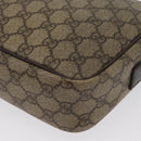 GUCCI GG Supreme Shoulder Bag PVC Beige Silver 114291 Auth 172729-13