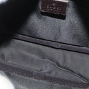 GUCCI GG Supreme Shoulder Bag PVC Beige Silver 114291 Auth 172729-17