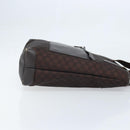 GUCCI GG Canvas Tote Bag Brown Silver 180450 Auth 172731-4