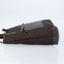 GUCCI GG Canvas Tote Bag Brown Silver 180450 Auth 172731-5
