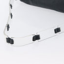 PRADA Plastic Chain Shoulder Bag Leather Black Auth 172733-7
