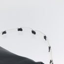 PRADA Plastic Chain Shoulder Bag Leather Black Auth 172733-8