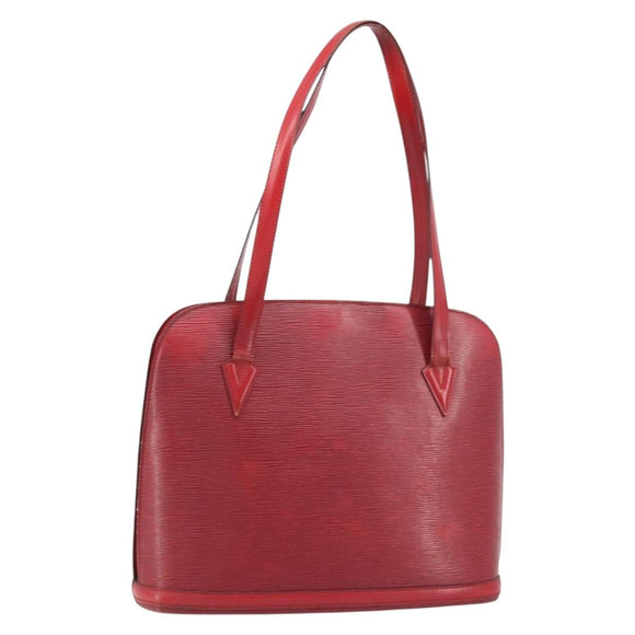 LOUIS VUITTON Epi Lussac Shoulder Bag Red M52287 LV Auth 172737