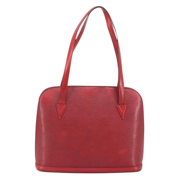 LOUIS VUITTON Epi Lussac Shoulder Bag Red M52287 LV Auth 172737