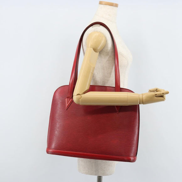 LOUIS VUITTON Epi Lussac Shoulder Bag Red M52287 LV Auth 172737