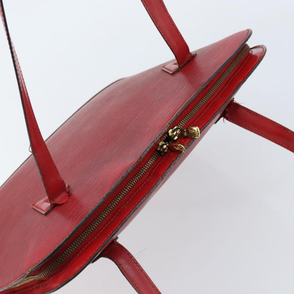 LOUIS VUITTON Epi Lussac Shoulder Bag Red M52287 LV Auth 172737